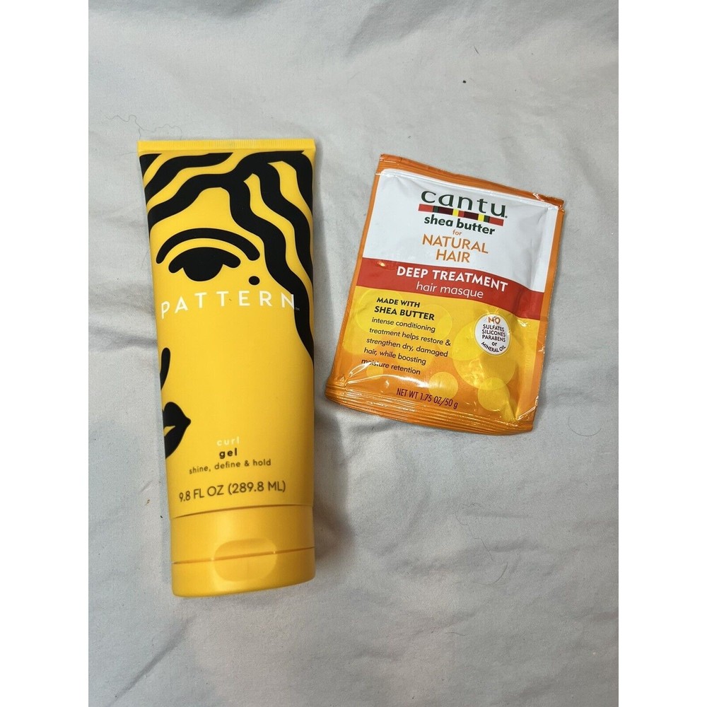 Pattern Curl Gel and Cantu Hair Mask Gift Combo